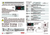 Enda dijital termostat modelleri sökülmesi takılması program ayarlama kitapçığı enda et2412 elektronik göstergeli ısıtma soğutma kontrol termostatı parametre listesi et 2412 ısıtıcı soğutucu cihaz makine kumanda rölesi çeşitleri nasıl ayarlanır