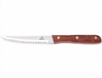 İmalatçısından en kaliteli steak bıçağı modellerinin tahta üstünde servis ve kesime en uygun tırtıklı et bıçağı toptan satış listesi ucuz fiyatlarıyla steakhouselarda kullanılan servis bıçağı satıcısı