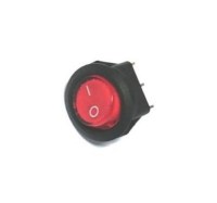 Yuvarlak Işıklı Elektrik Anahtarı:Işıklı elektrik anahtarları yuvarlak açma kapama anahtarları 0-1 ışıklı açma kapatma şalterlerinden 2 cm delik çaplı kırmızı ışıklı yuvarlak elektrik anahtarının imalatı kaliteli kırmızı ışığı olan yuvarlak elektrik anah